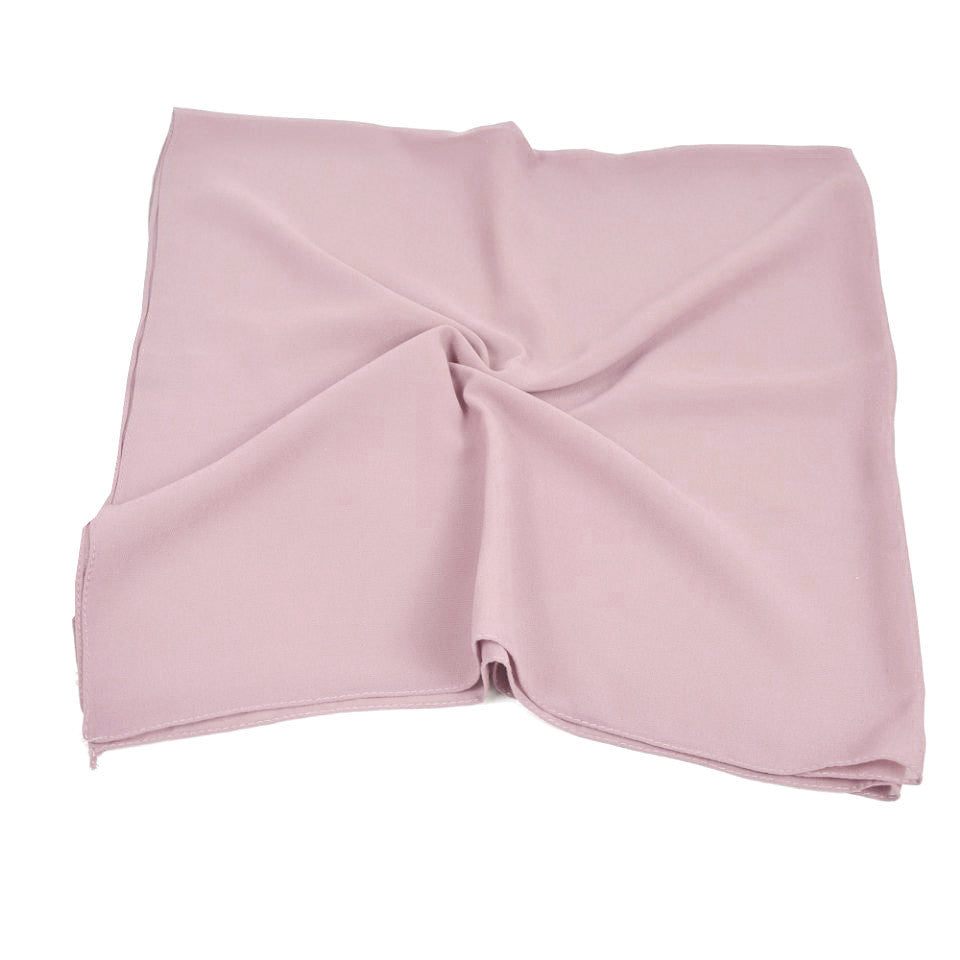 Solid Square Scarf Women Hijab Bandana Shawl Casual Head Wrap Windproof Travel