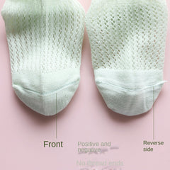 5 Pairs Baby Cotton Short Socks for Boys Girls Mesh Thin Summer Ankle Sock