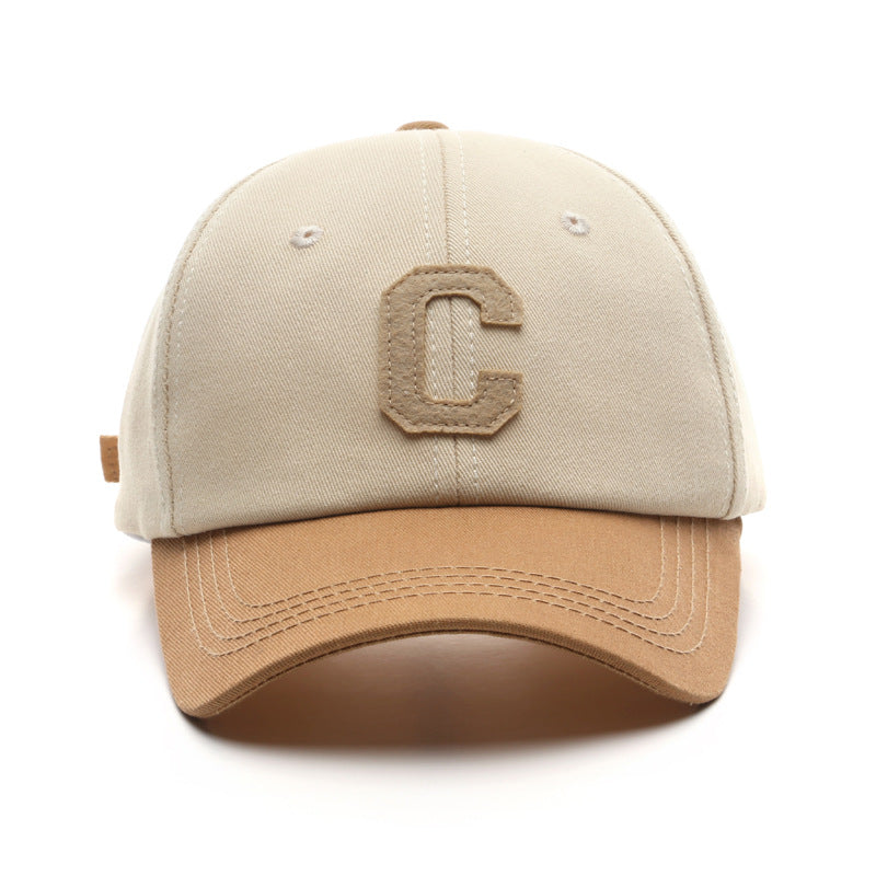 Casual Baseball Cap Snapback Hat C Patch Unisex Summer Visor Cap
