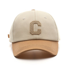 Casual Baseball Cap Snapback Hat C Patch Unisex Summer Visor Cap