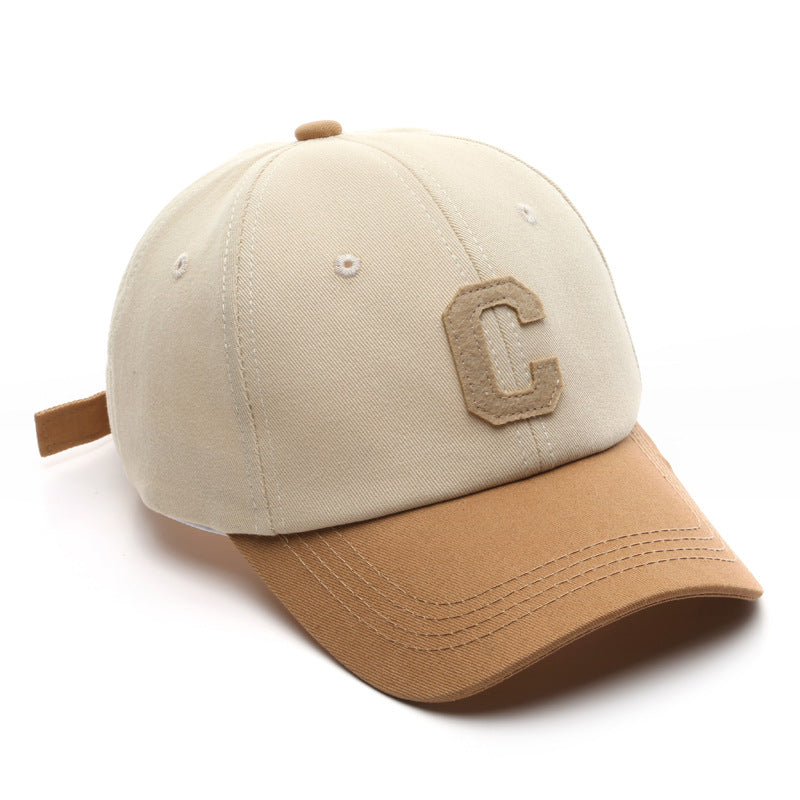 Casual Baseball Cap Snapback Hat C Patch Unisex Summer Visor Cap
