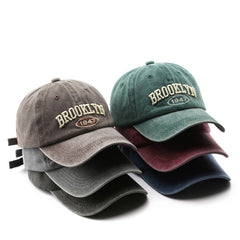 Retro Baseball Cap Men Women Dad Embroidered Hat Snapback Summer Sun Cap