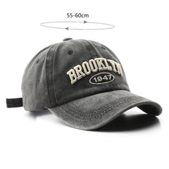 Retro Baseball Cap Men Women Dad Embroidered Hat Snapback Summer Sun Cap