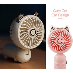 Portable Mini Handheld Fan USB Rechargeable 3-speed Gears