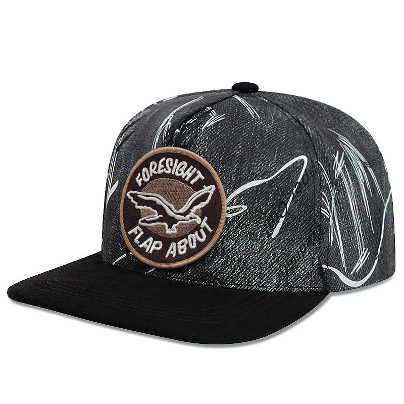 Eagle Wings Flying Pattern Men's Hip hop Snapback Hat