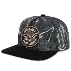 Eagle Wings Flying Pattern Men's Hip hop Snapback Hat