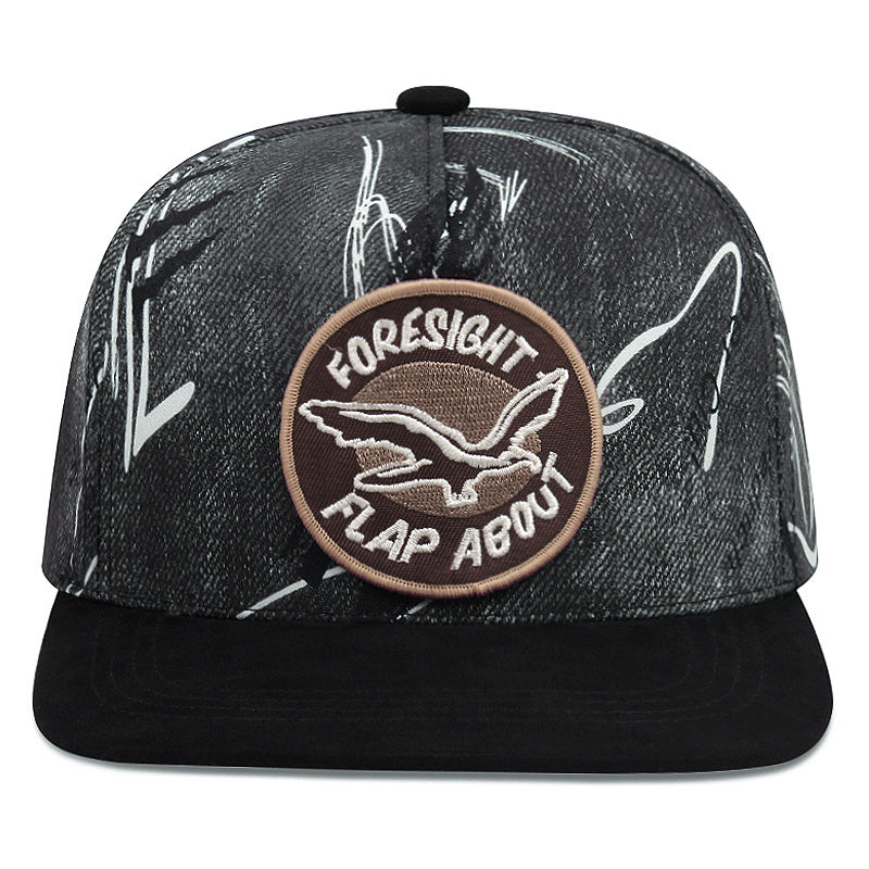 Eagle Wings Flying Pattern Men's Hip hop Snapback Hat