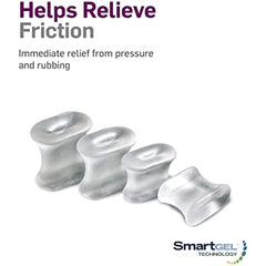 Toe Straighteners and Bunion Spacers - Correct Crooked Toes - Gel Separators