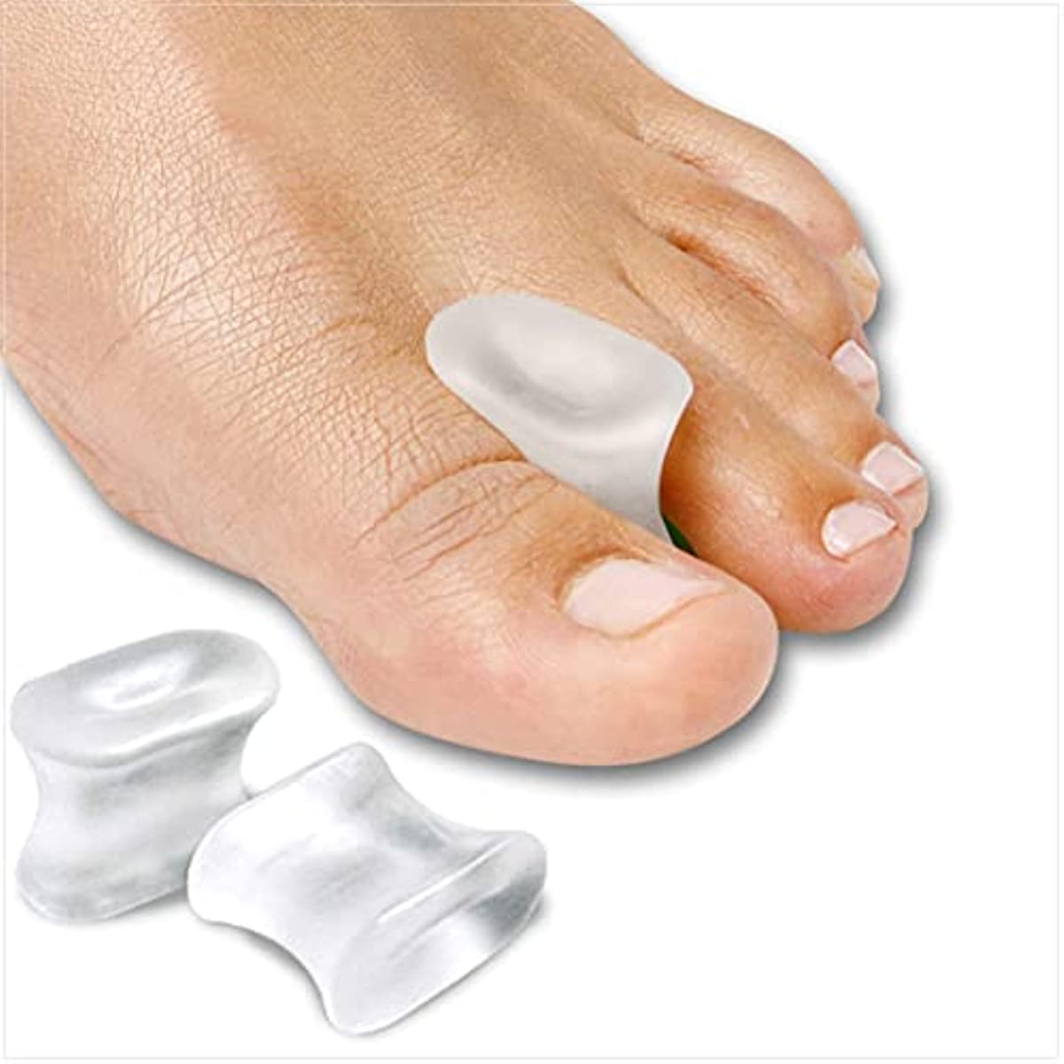 Toe Straighteners and Bunion Spacers - Correct Crooked Toes - Gel Separators