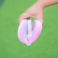Women's PVC Beach Slides Hole Slippers Round Toe Cutout Sandals