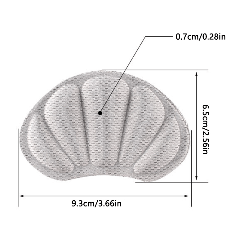 5 Pairs High Heels Pad Insole Protector Adjuster Inserts