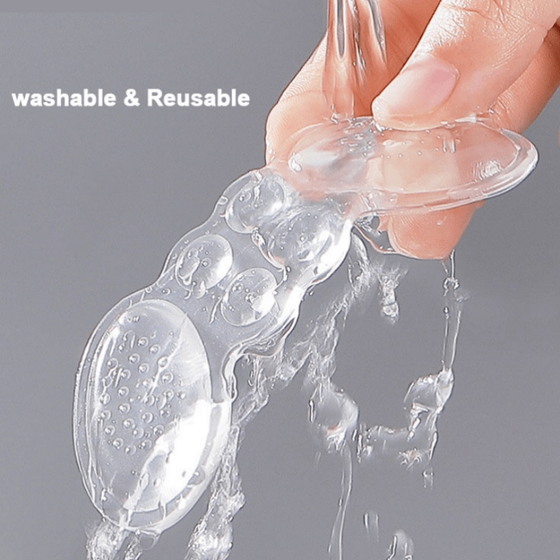 3 Pairs Gel Heel Cushions Clear Silicone Anti Slip Pads for High Heels