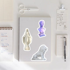 36pcs Dreamy Retro Doodle Stickers DIY Projects Student Stationery