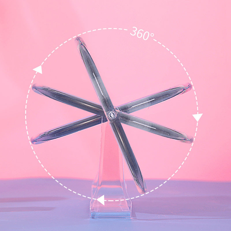 360 Swivel Double Sided Makeup Vanity Mirror Clear Beauty Cosmetic Desk Mirror