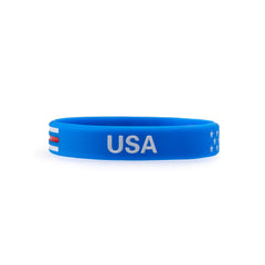 Patriotic Sports Style Silicone Wristband