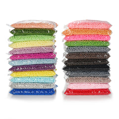 200pcs 6mm Multicolor Pearl Beads Round Spacer Beads Jewelry Making Crafts