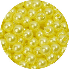 200pcs 6mm Multicolor Pearl Beads Round Spacer Beads Jewelry Making Crafts