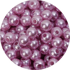 200pcs 6mm Multicolor Pearl Beads Round Spacer Beads Jewelry Making Crafts