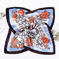 Vintage Bandana Shawl Women Casual Head Wrap Windproof Scarf