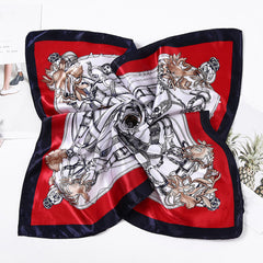 Vintage Bandana Shawl Women Casual Head Wrap Windproof Scarf