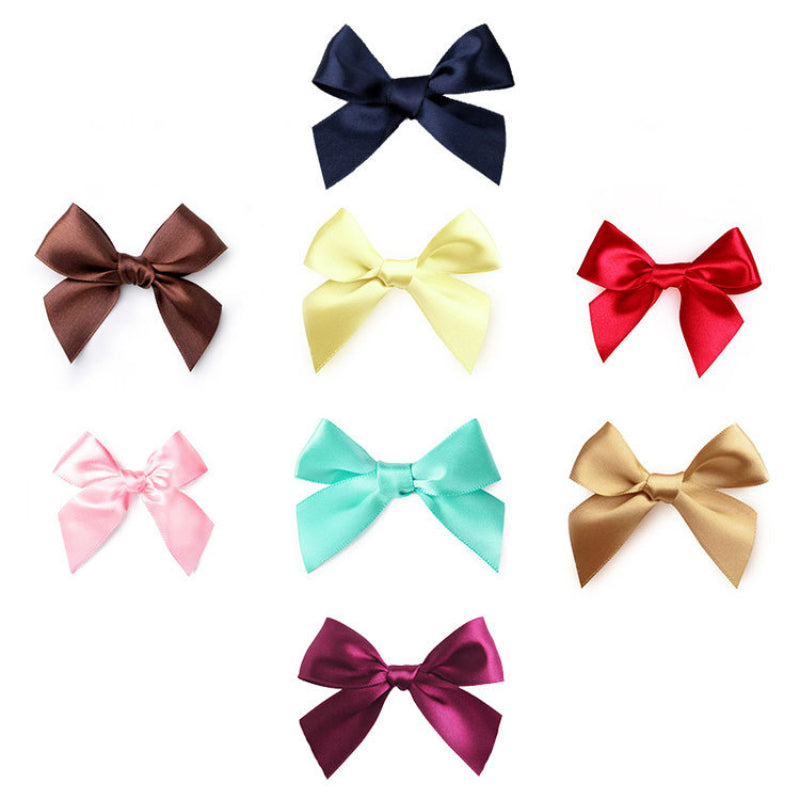 20pcs Small Bow Gift Wrapping Ribbon Polyester Hand Knotted Ribbon