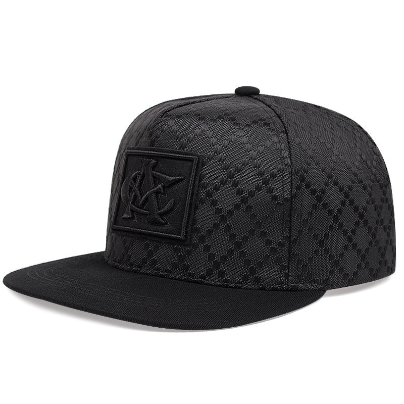 Men's Flat Top Baseball Cap Hip Hop Snapback Hat
