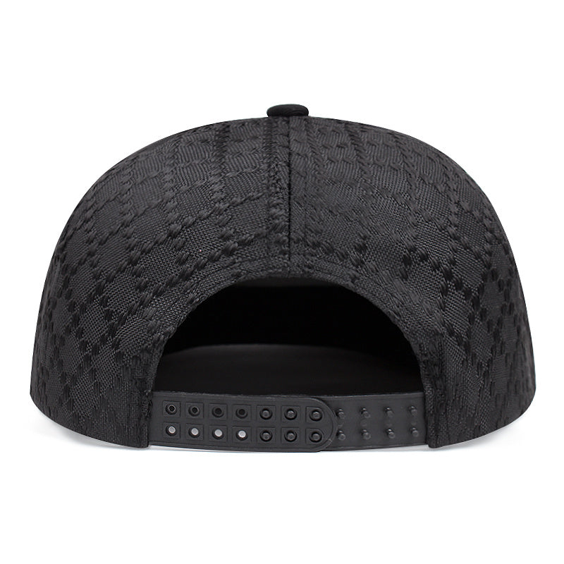 Men's Flat Top Baseball Cap Hip Hop Snapback Hat