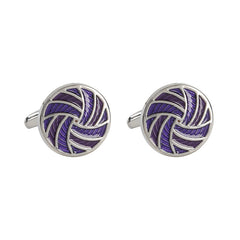 Round Gradient French Cufflinks Men's Shirt Sleeve Studs