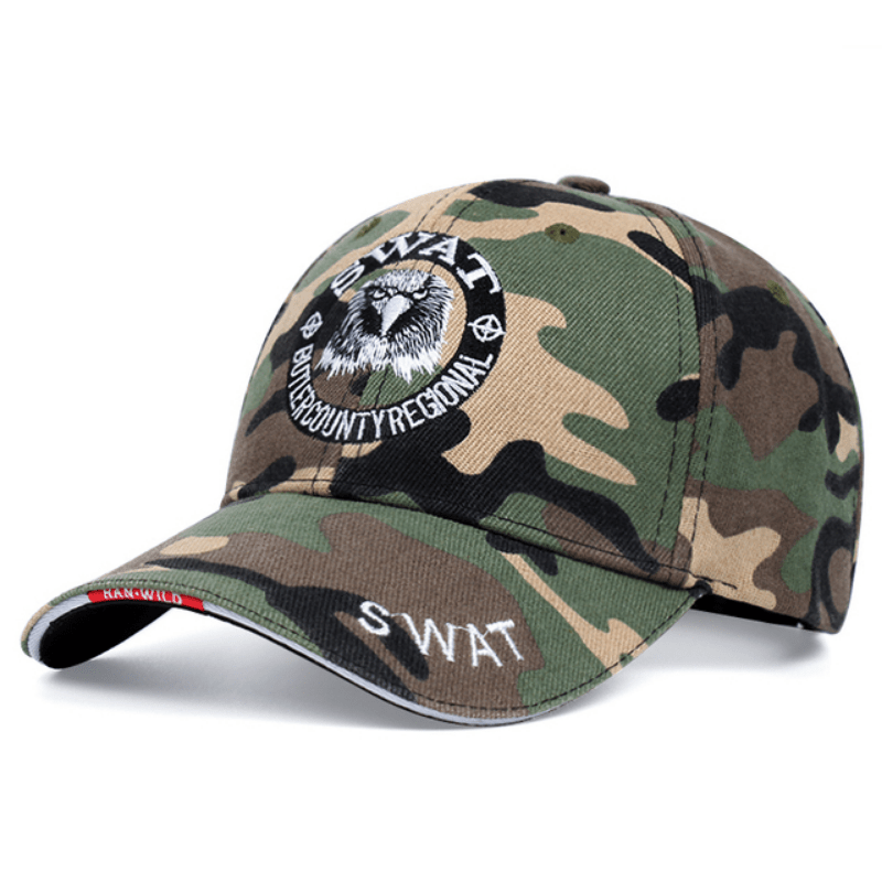 Unisex Camo Sunshade Breathable Adjustable Baseball Cap
