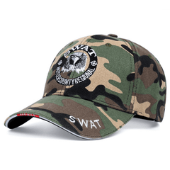 Unisex Camo Sunshade Breathable Adjustable Baseball Cap