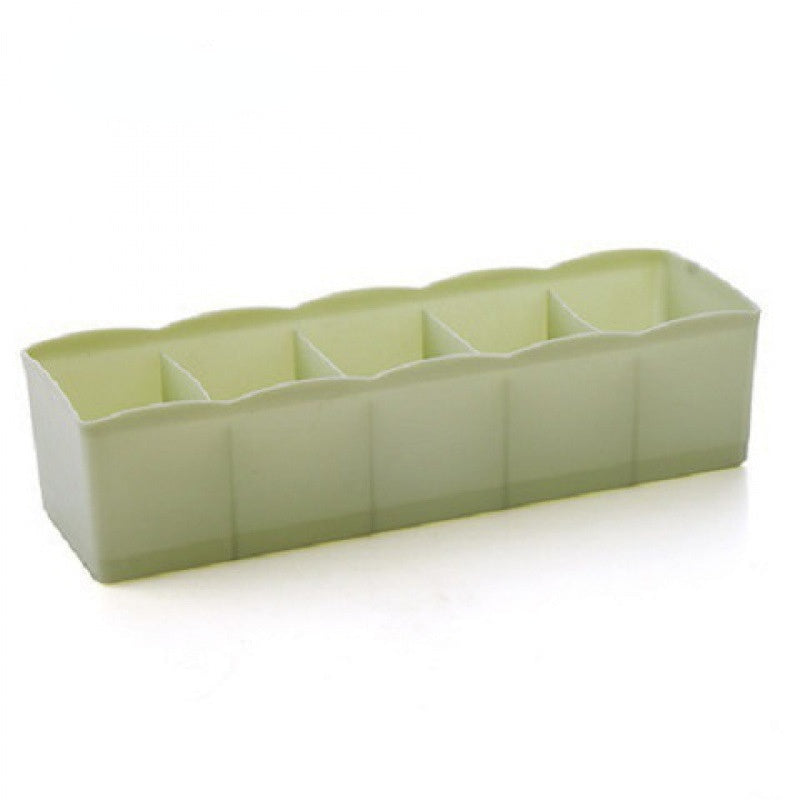 Plastic Drawer Divider Storage Organizer With 6 Compartments