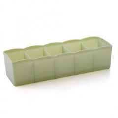 Plastic Drawer Divider Storage Organizer With 6 Compartments