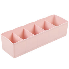Plastic Drawer Divider Storage Organizer With 6 Compartments