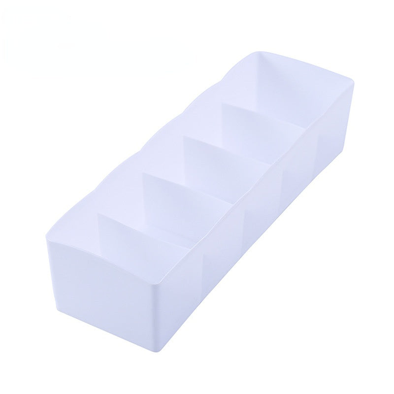 Plastic Drawer Divider Storage Organizer With 6 Compartments