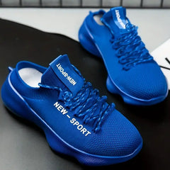 Women's Lace Mules Sneakers Breathable Half Slippers Footwear