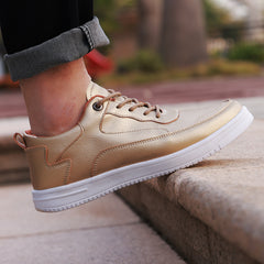 Men's Non slip Skate Shoes Casual Outdoor Lace up Walking Sneakers Flat Shoes