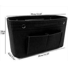 Solid Felt Organizer Insert Portable Minimalist Storage Bag
