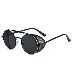Retro Metal Steampunk Sunglasses UV Protection