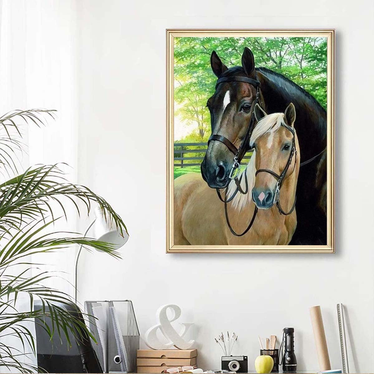 Animal Horse Diamond Painting Kit 20x30cm Frameless