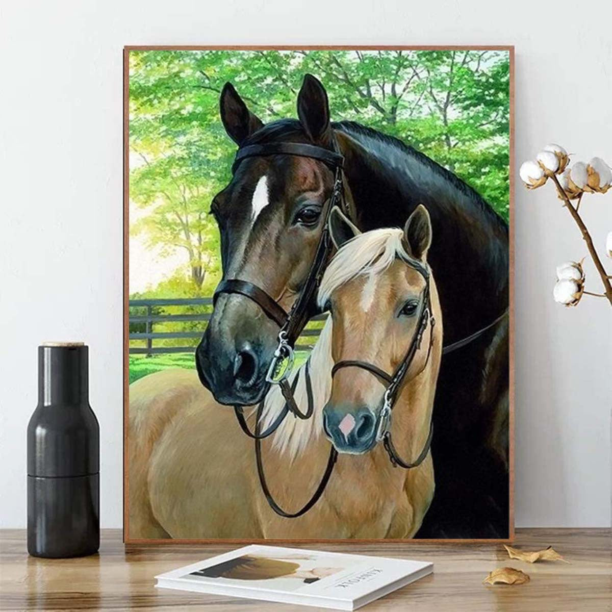 Animal Horse Diamond Painting Kit 20x30cm Frameless