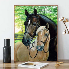 Animal Horse Diamond Painting Kit 20x30cm Frameless