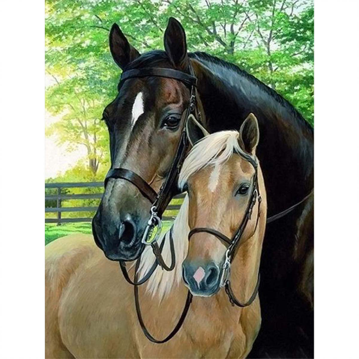 Animal Horse Diamond Painting Kit 20x30cm Frameless