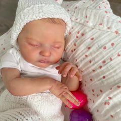 Realistic 20-Inch Asleep Reborn Baby Doll Toy for Girls