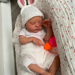 Realistic 20-Inch Asleep Reborn Baby Doll Toy for Girls