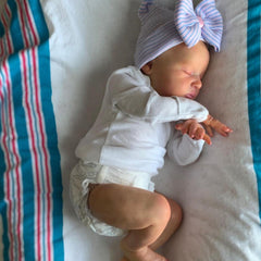 BZDOLL 20" Reborn Baby Doll Toy Girl Soft Silicone Visible Veins 3D Skin