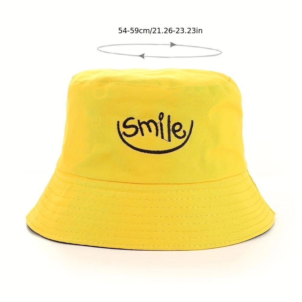 PC Summer Bucket Hat 2 Sided Patchwork Graffiti Outdoor Hip Hop Foldable Bob Fis
