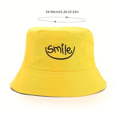 PC Summer Bucket Hat 2 Sided Patchwork Graffiti Outdoor Hip Hop Foldable Bob Fis