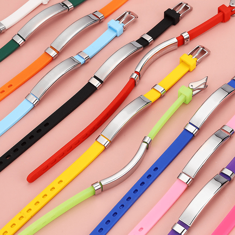Silicone Luminous Bracelet for Adults Teens Girls Boys