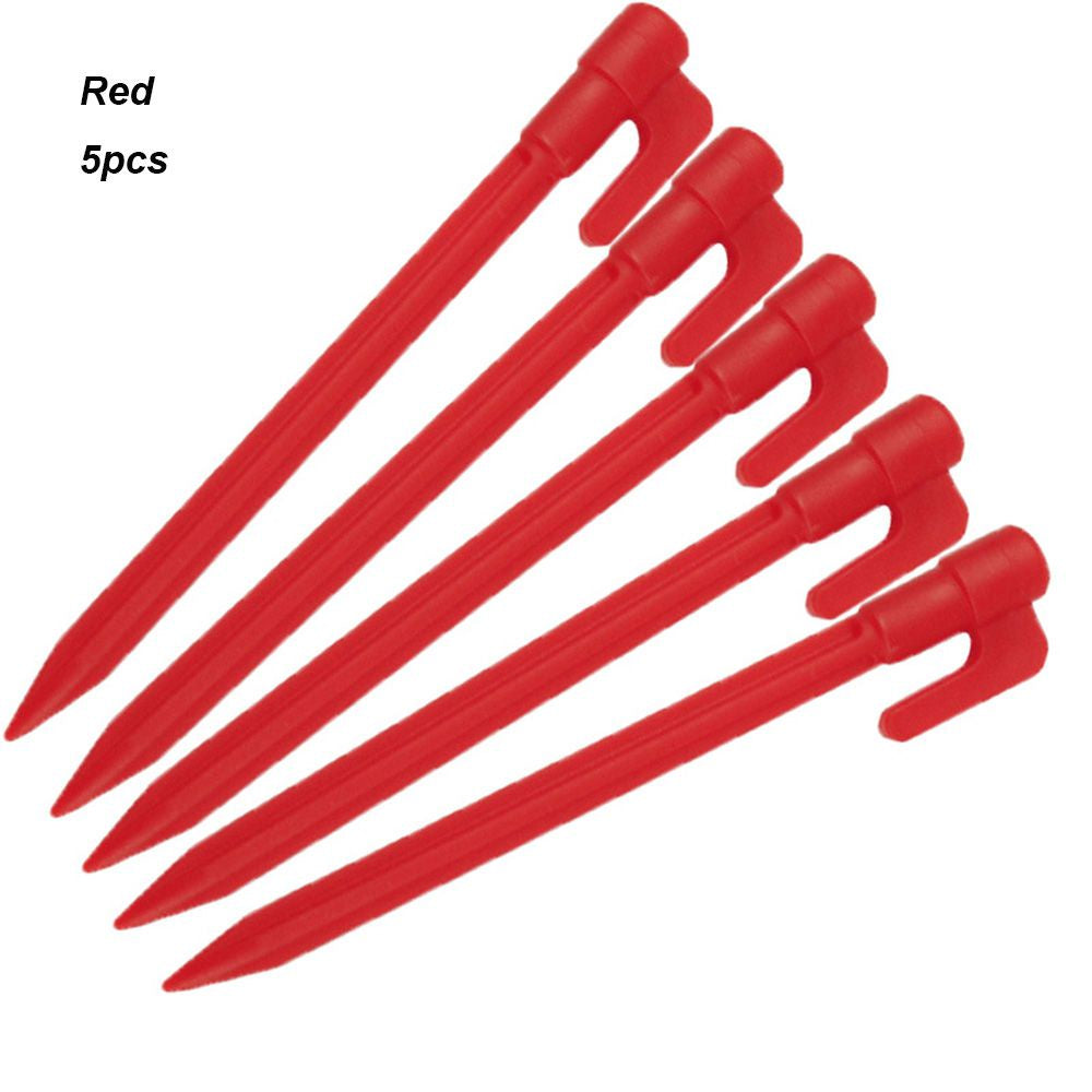 5pcs Plastic Tent Stakes for Secure Camping