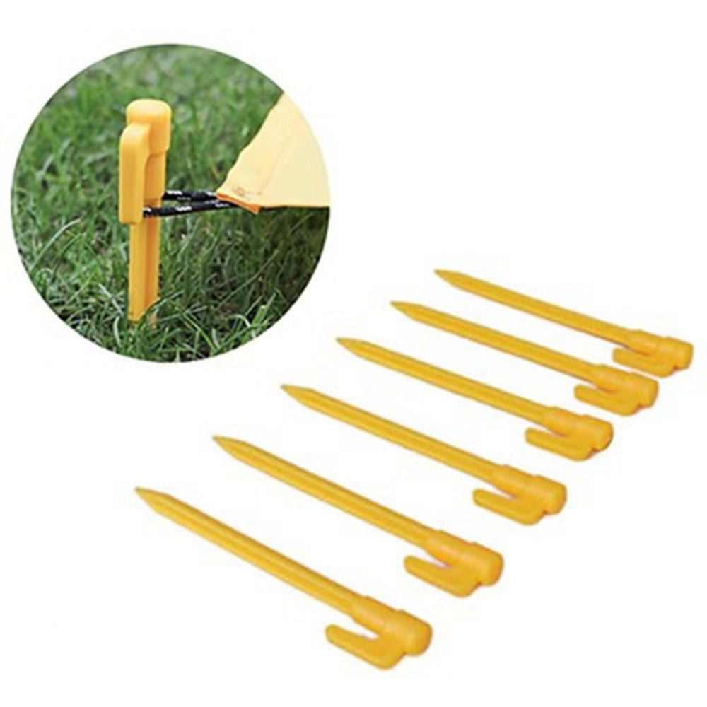 5pcs Plastic Tent Stakes for Secure Camping